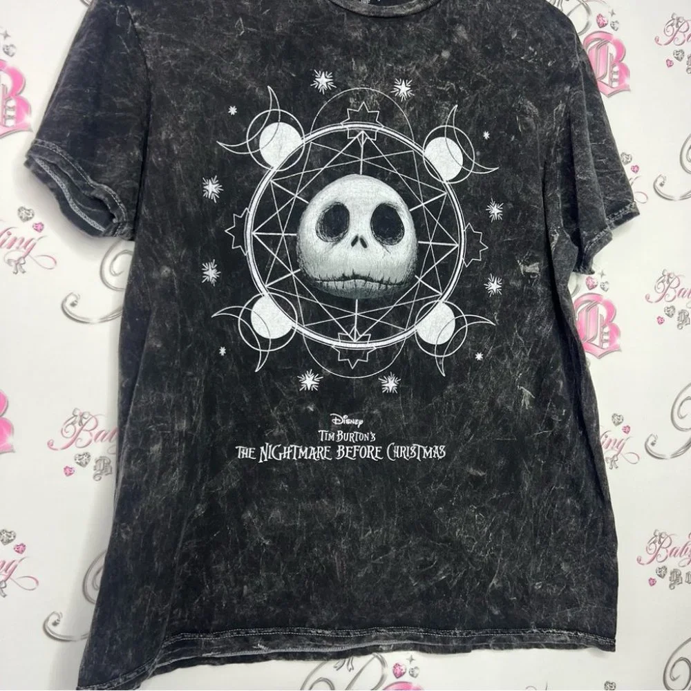Disney Tim Burton’s nightmare before Christmas jack skeltoon distressed tshirt - Picture 3 of 5